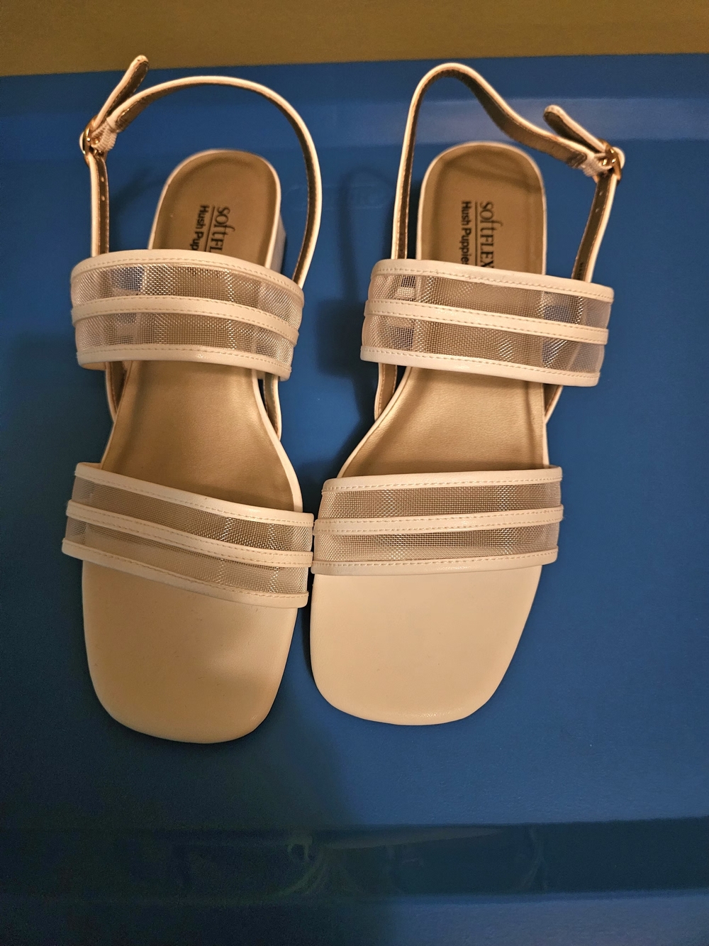 Women's White Strappy Sandals